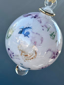 Hand Made Egyptian Blown Glass Christmas Tree Ornament