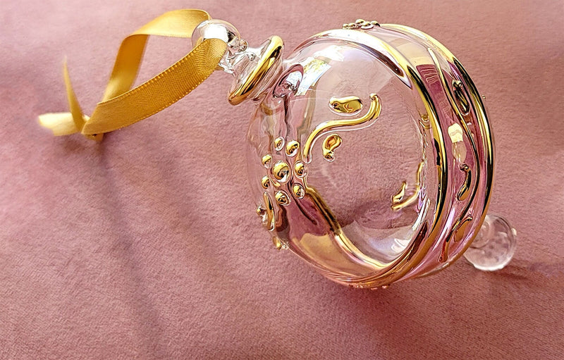 Elegant Mouth Blown Egyptian Christmas Ornament