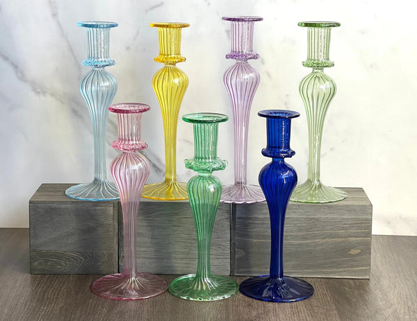 From Ancient Egypt to Modern Décor: The Intricate Art of Glassblowing and its Stunning Handblown Candle Holder.