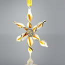 Spiral Star Glass Ornament Multi Color - Egyptian Handblown