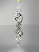 Curved Colored Swirl Glass Ornament – Egyptian Handblown