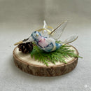 Egyptian Hummingbird Hand-Blown Glass Ornament