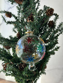 Globe - Egyptian Hand Blown Glass Ornament
