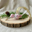 Egyptian Hummingbird Hand-Blown Glass Ornament