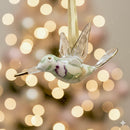 Egyptian Hummingbird Hand-Blown Glass Ornament