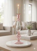 Egyptian Handblown Teardrop/Globe Candle Stick