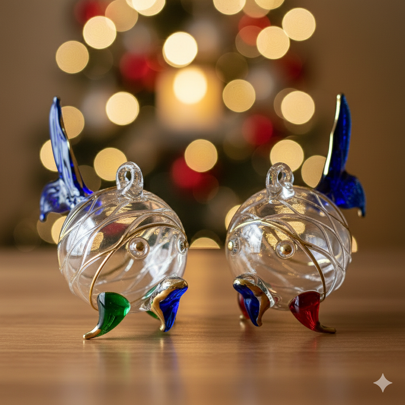 Fish Ornament - Egyptian Hand Blown Glass