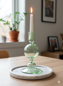 Handblown Globe Design Candle Holder