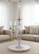 Egyptian Handblown Teardrop/Globe Candle Stick