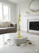 Egyptian Handblown Flute Candle Holders