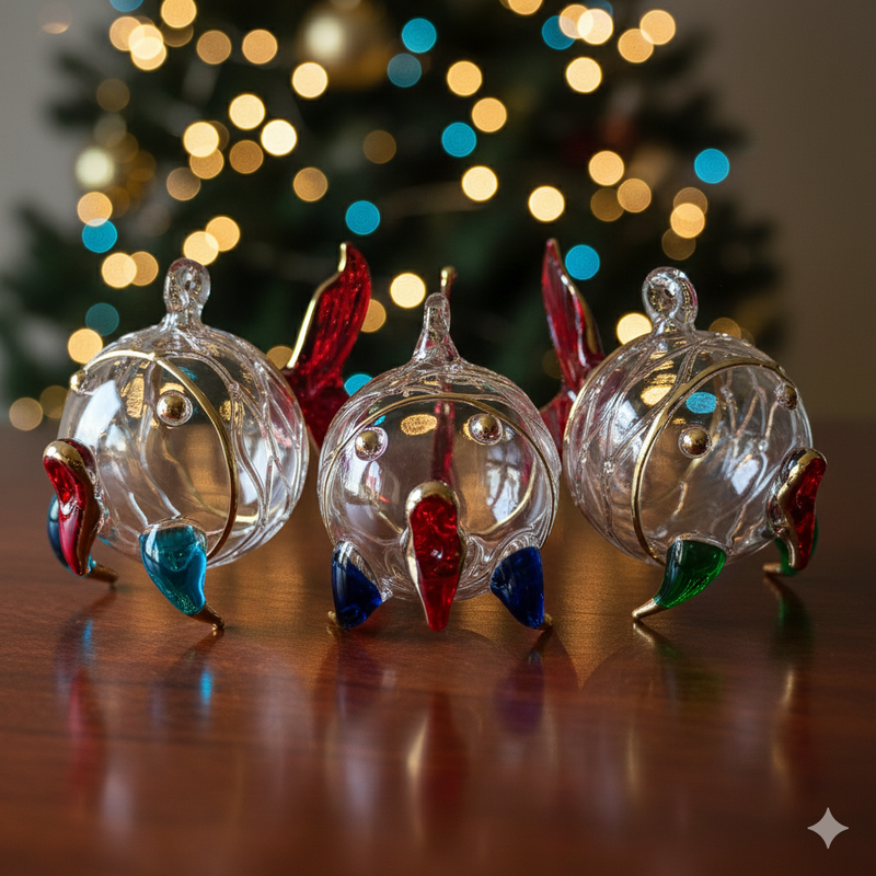 Fish Ornament - Egyptian Hand Blown Glass