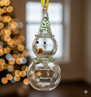 Snowman Ornament- Egyptian Hand Blown Glass