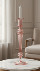 Egyptian Handblown Obelisk Candle Holder