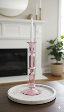 Egyptian Handblown Double Bell Candle Stick