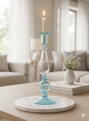 Egyptian Handblown Teardrop/Globe Candle Stick