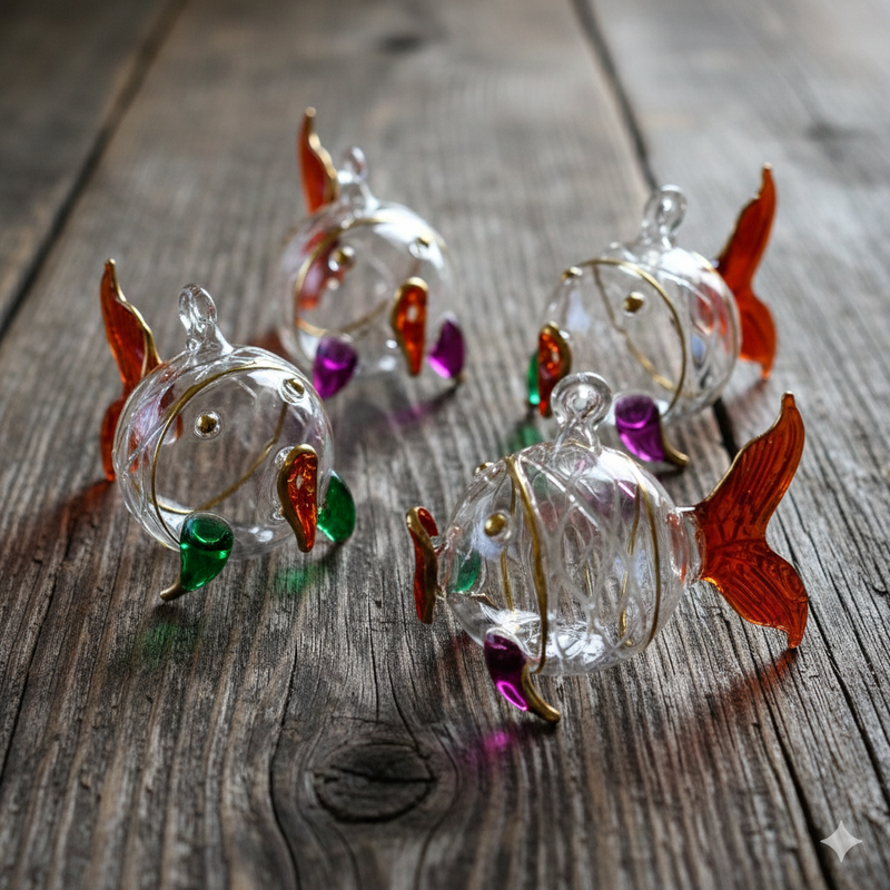 Fish Ornament - Egyptian Hand Blown Glass