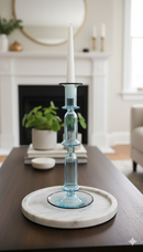 Egyptian Handblown Double Bell Candle Stick