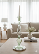 Egyptian Handblown Teardrop/Globe Candle Stick