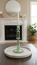 Egyptian Handblown Double Bell Candle Stick