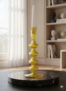 Handblown Small Accordion Candle Holders