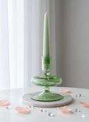 Handblown Trumpetin Candle Holders