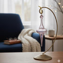 Purple Saucer Glass Ornaments - Egyptian Hand Blown