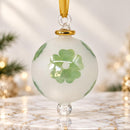 Egyptian Hand Blown Glass Christmas Ornament, Hand Painted Globe Bauble, Assorted Holiday Designs, Artisan Christmas Tree Decoration