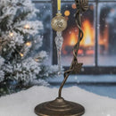 Gold Arabesque Globe Ornament - Egyptian Handblown Glass