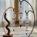 Multi Color Specter Ornaments - Egyptian Hand Blown