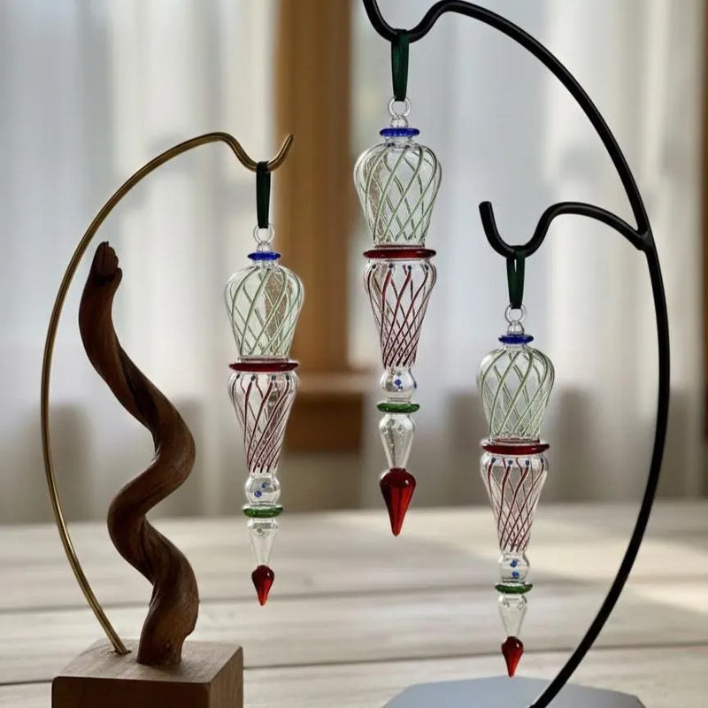 Multi Color Specter Ornaments - Egyptian Hand Blown