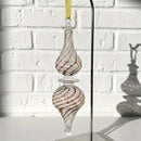 Best Candy Design Swirl Flip Teardrop Ornaments