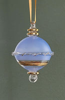 Frosted Sphere Ornament - Egyptian Hand Blown Glass Ornament