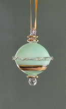 Frosted Sphere Ornament - Egyptian Hand Blown Glass Ornament