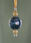 Egyptian Hand Blown Swirl Glass Ornament