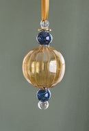 Egyptian Hand Blown Swirl Glass Ornament