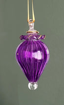 Small Tear Drop Ornament - Egyptian Hand Blown Glass