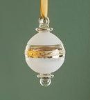 Egyptian Hand Blown Small Globe Ornament w/ Geometric Design