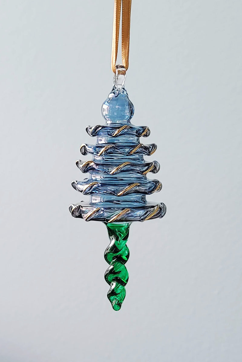 Christmas Tree Ornament  - Egyptian Hand Blown Glass
