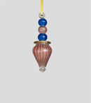 Egyptian Hand Blown Glass Teardrop Ornaments
