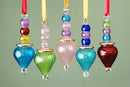 Egyptian Hand Blown Glass Teardrop Ornaments