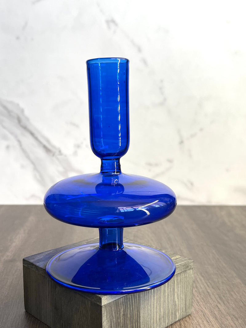 Handblown Trumpetin Candle Holders