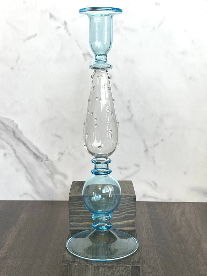 Egyptian Handblown Teardrop/Globe Candle Stick