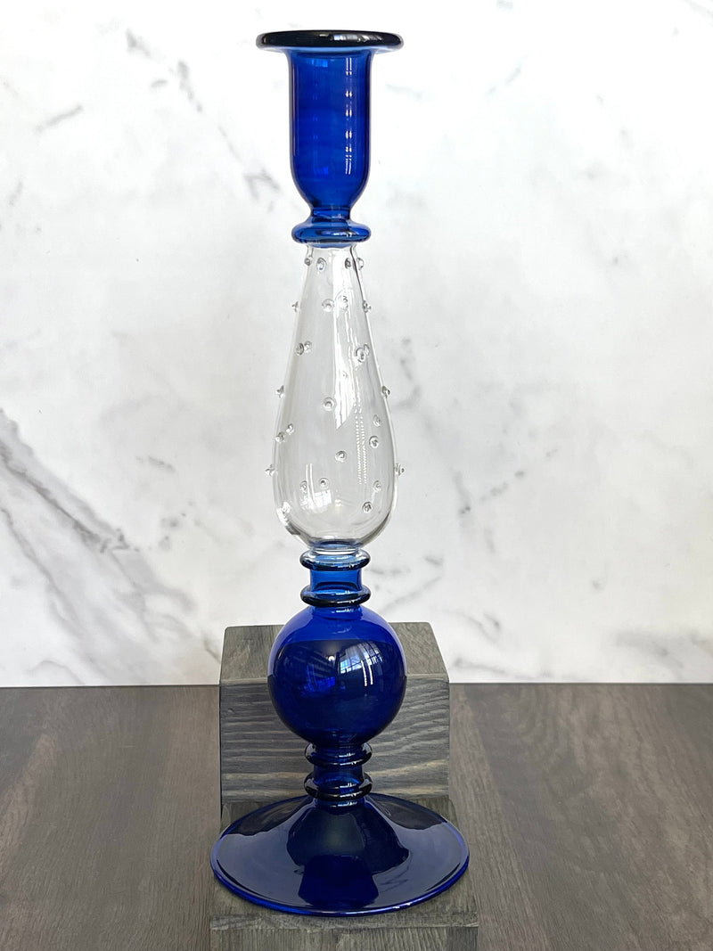 Egyptian Handblown Teardrop/Globe Candle Stick