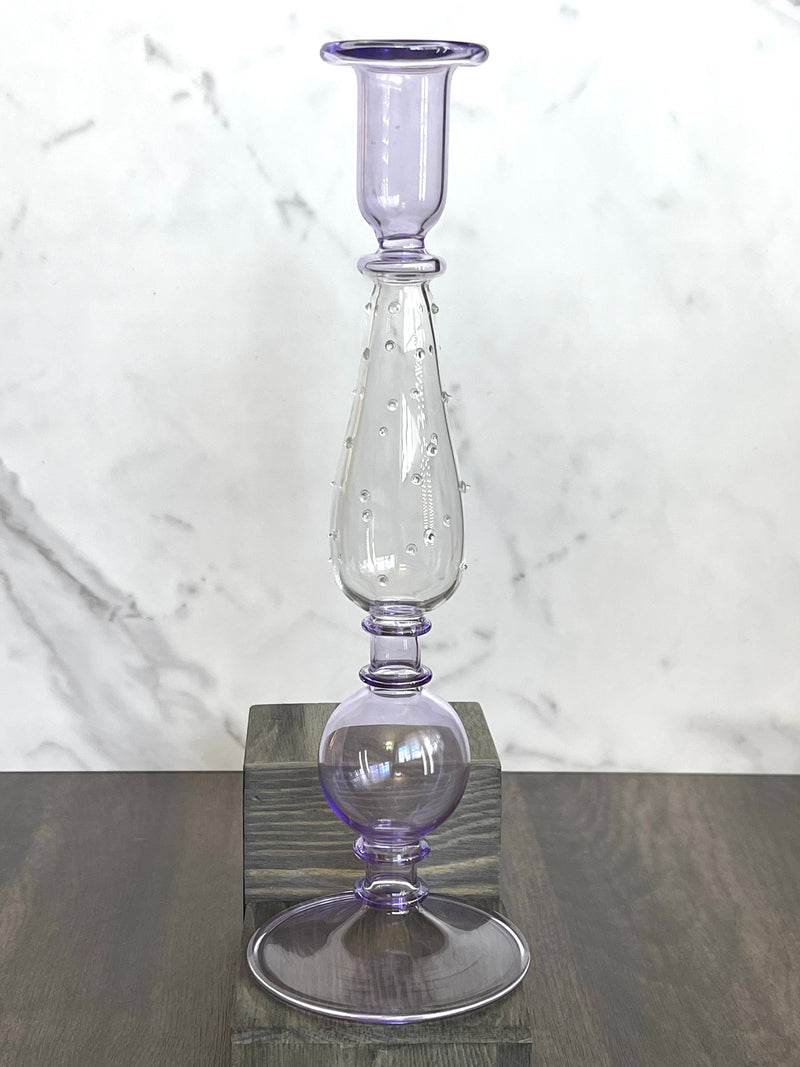 Egyptian Handblown Teardrop/Globe Candle Stick