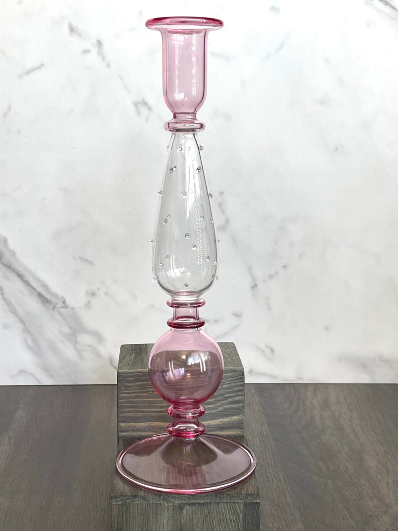 Egyptian Handblown Teardrop/Globe Candle Stick