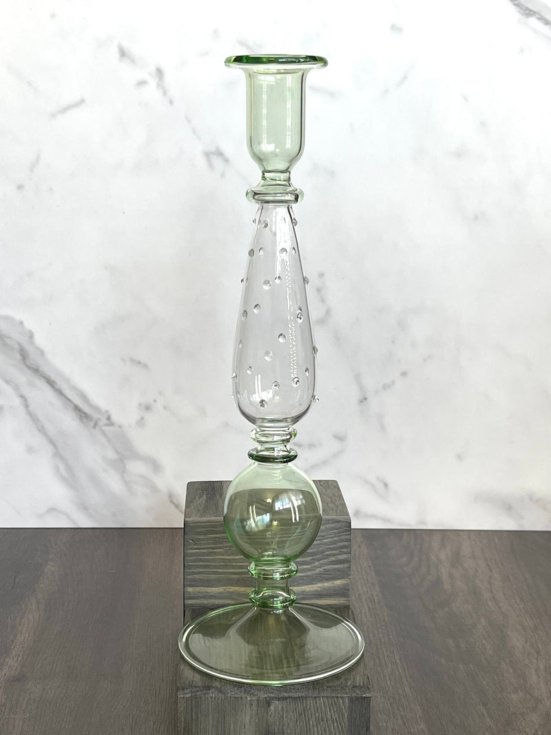 Egyptian Handblown Teardrop/Globe Candle Stick