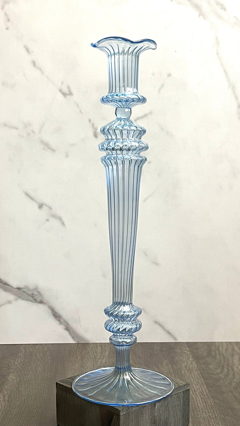 Egyptian Handblown Obelisk Candle Holder
