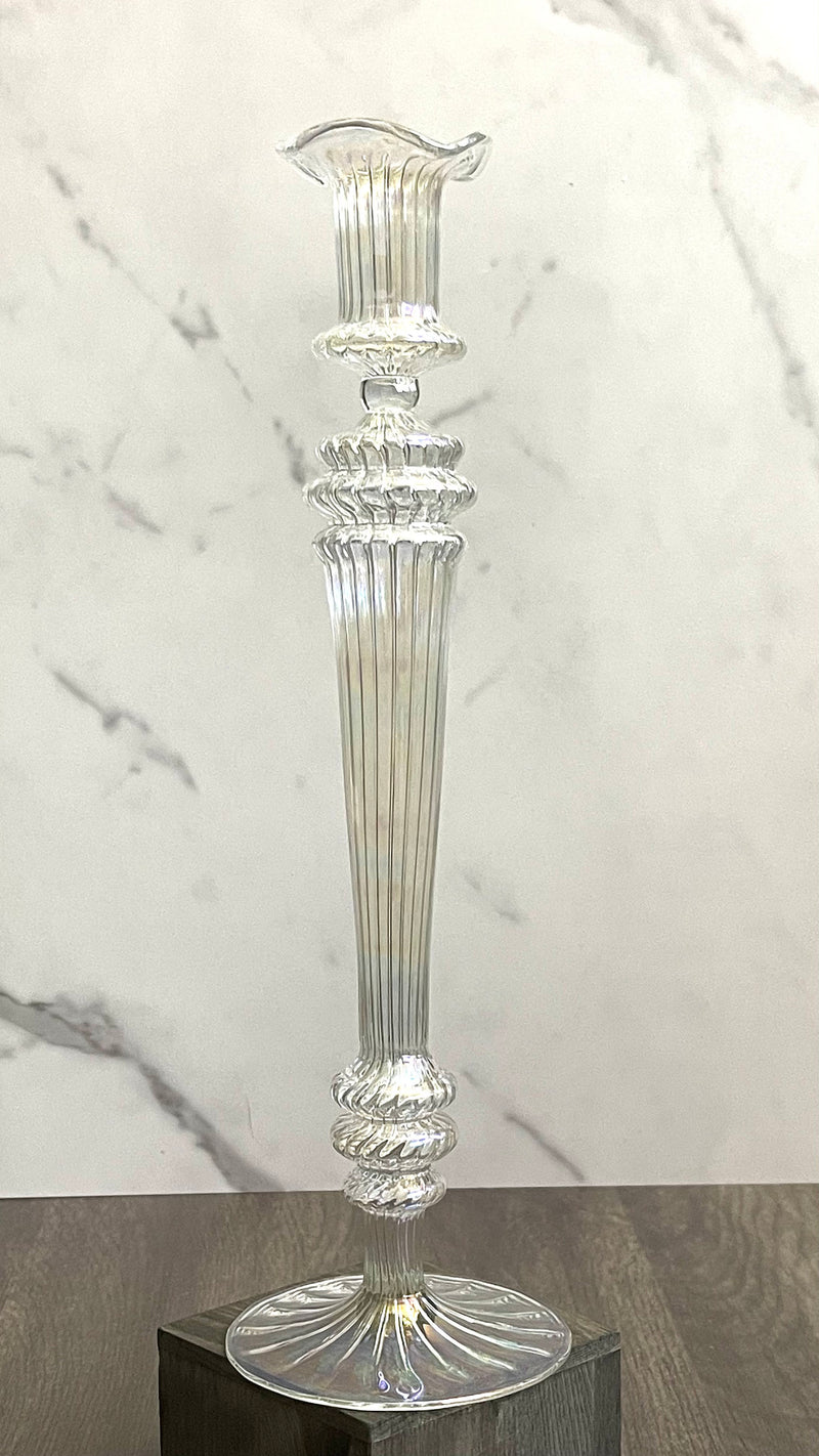 Egyptian Handblown Obelisk Candle Holder