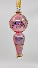 Globe & Teardrop Ornament - Egyptian Hand Blown Glass
