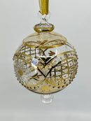Globe Geometric Ornament - Egyptian Hand Blown Glass